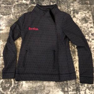 So Nice Brand Diagonal Zip Jacket Size XL